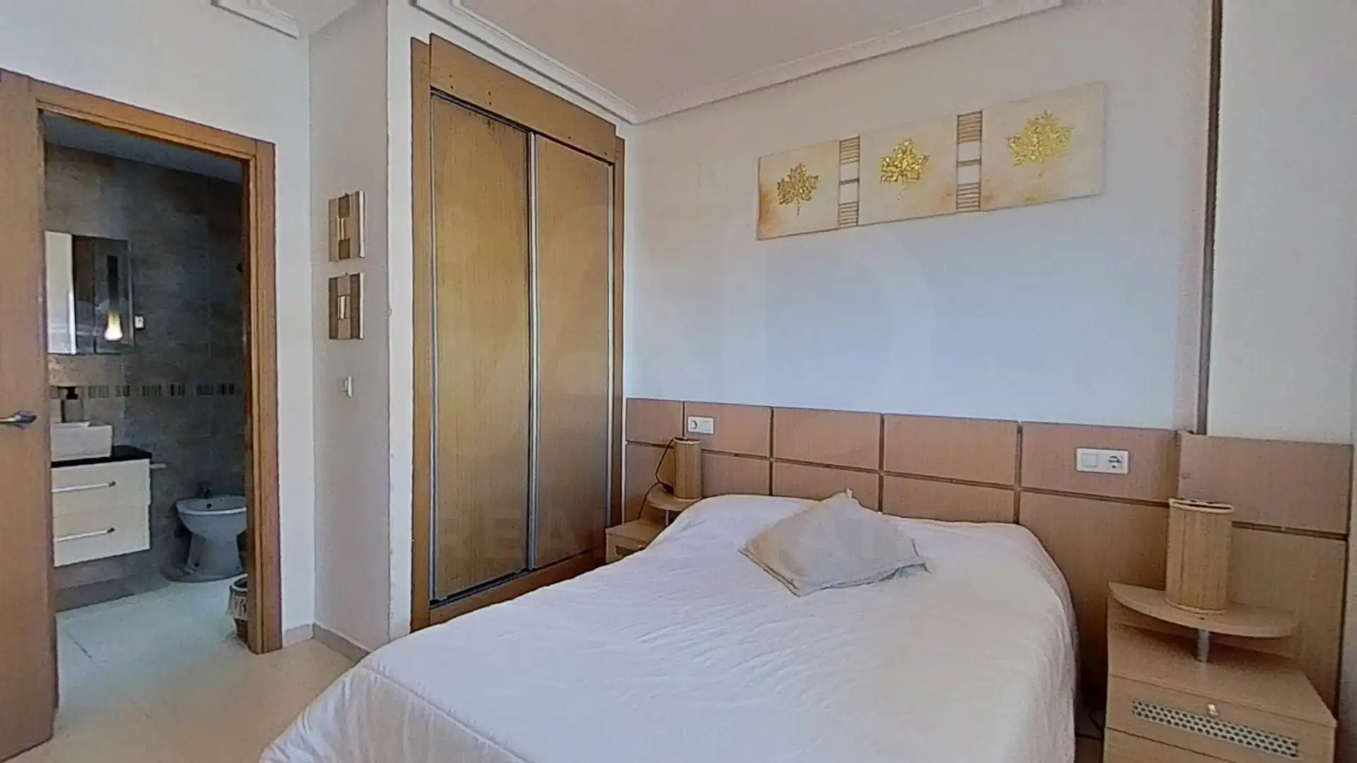 Bedroom of Flat for sale in Oropesa del Mar / Orpesa  with Air Conditioner, Terrace and Swimming Pool