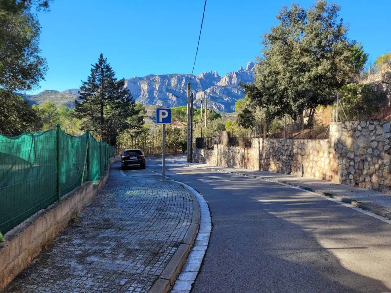 Vista exterior de Casa o xalet en venda en Vacarisses amb Aire condicionat, Jardí privat i Piscina