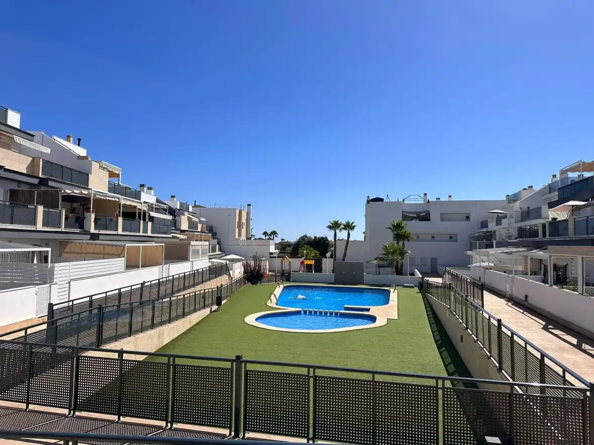 Swimming pool of Apartments for sale in Santa Pola  with Heating, Terrace and Swimming Pool