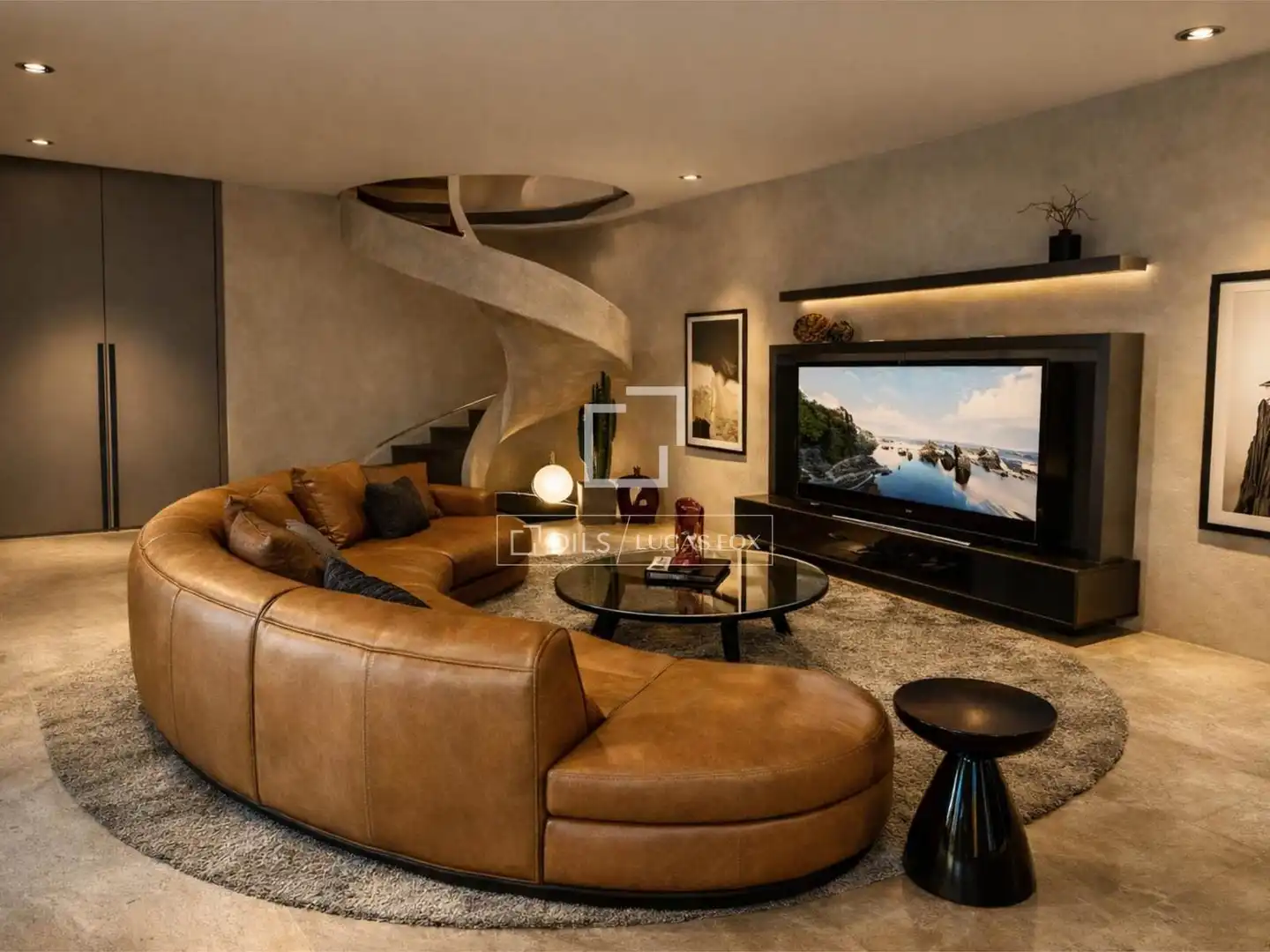 Living room of Houses for sale in Es Mercadal  with Air Conditioner, Private garden and Terrace
