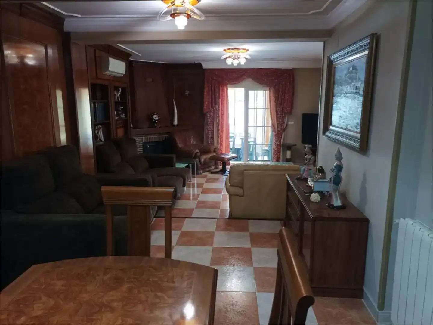 Sala d'estar de Casa o xalet de lloguer en Dénia amb Aire condicionat, Jardí privat i Piscina