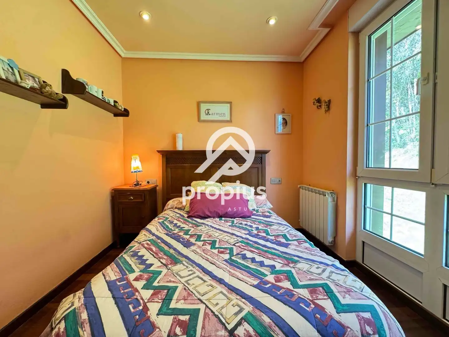 Bedroom of Houses for sale in Avilés  with Heating, Private garden and Parquet flooring