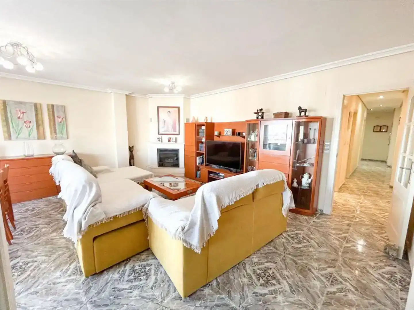 Sala d'estar de Àtic en venda en Torrevieja amb Aire condicionat i Balcó