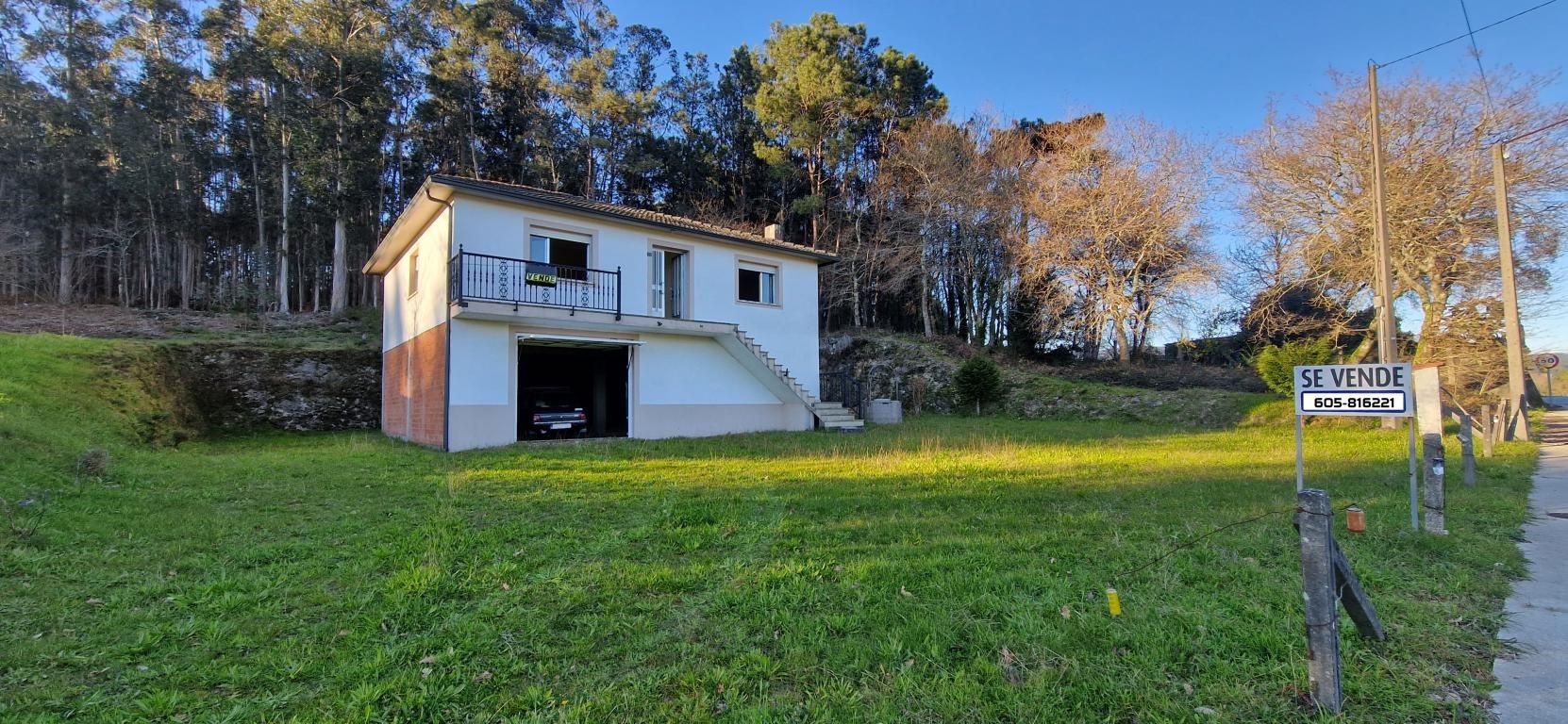 Vista exterior de Casa o xalet en venda en Dodro amb Jardí privat, Traster i Balcó