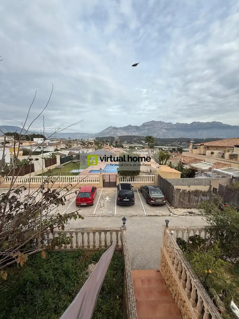 Vista exterior de Casa o chalet en venta en La Nucia con Jardín privado, Terraza y Trastero