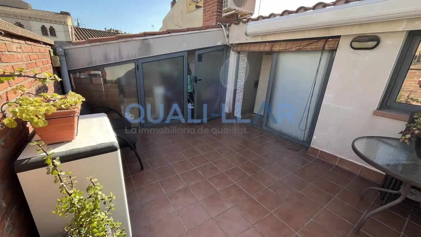 Terrace of Duplexes for sale in Sant Feliu de Llobregat  with Air Conditioner, Heating and Parquet flooring