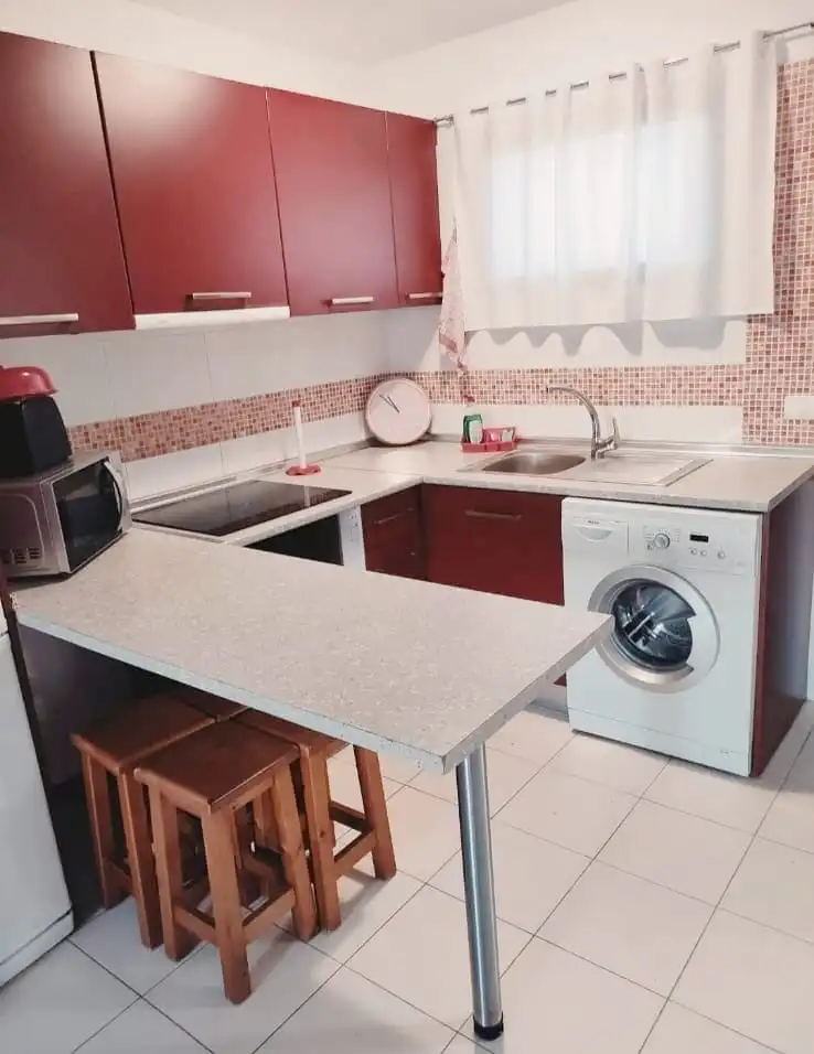 Cuina de Apartament en venda en Mogán amb Terrassa, Moblat i Rentadora