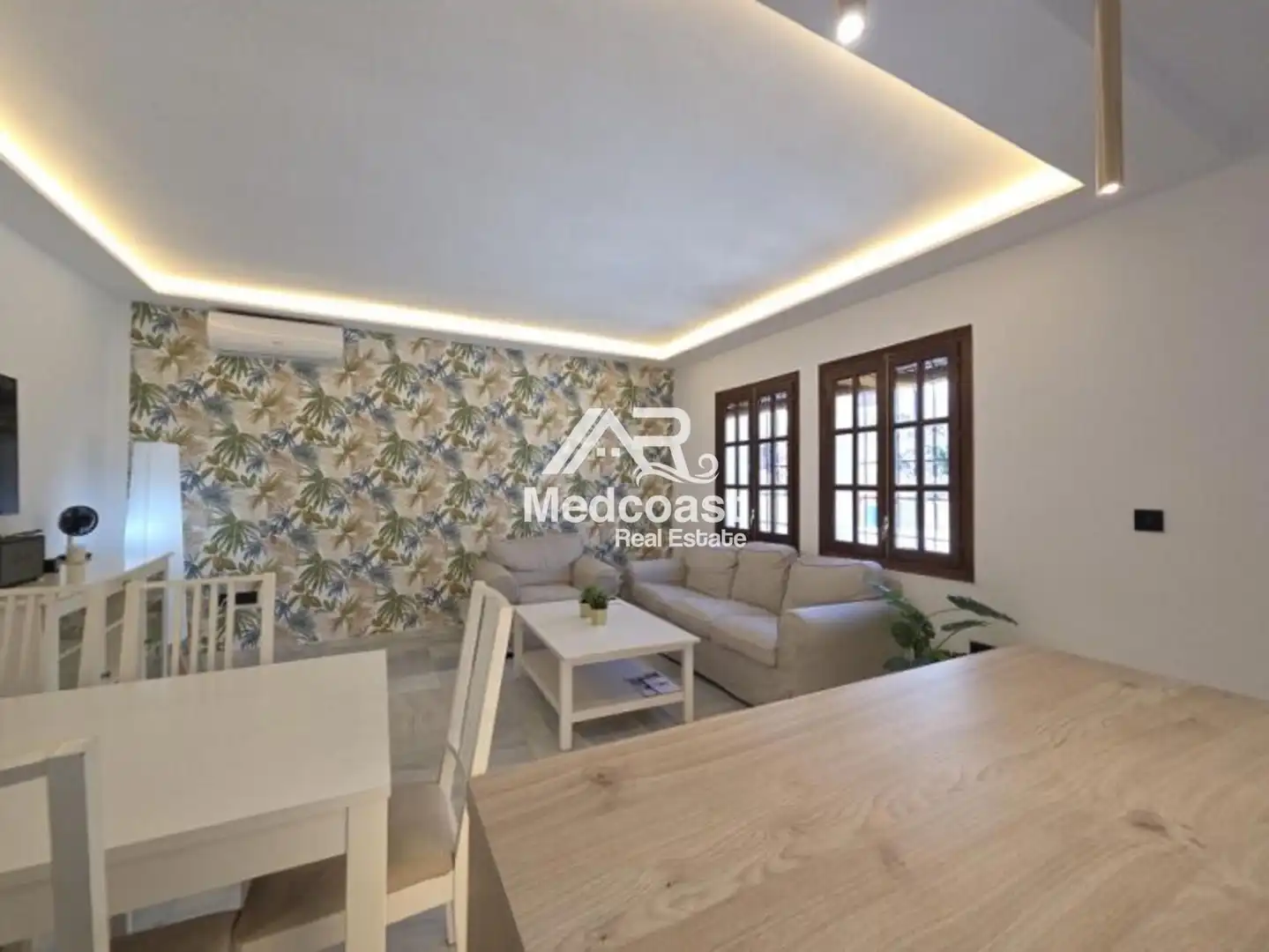 Wohnzimmer von Maisonette zum Verkauf in Vera mit Klimaanlage, Terrasse und Schwimmbad