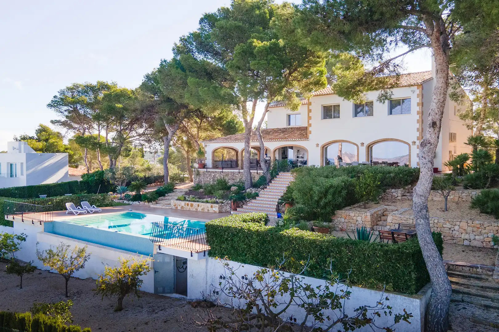 Exterior view of Houses for sale in Jávea / Xàbia  with Air Conditioner, Private garden and Terrace
