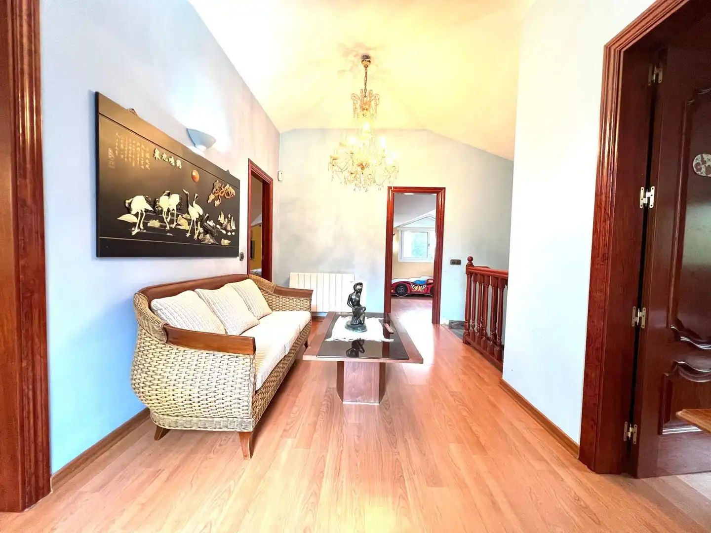 Sala d'estar de Casa o xalet en venda en Sant Celoni amb Aire condicionat, Calefacció i Jardí privat