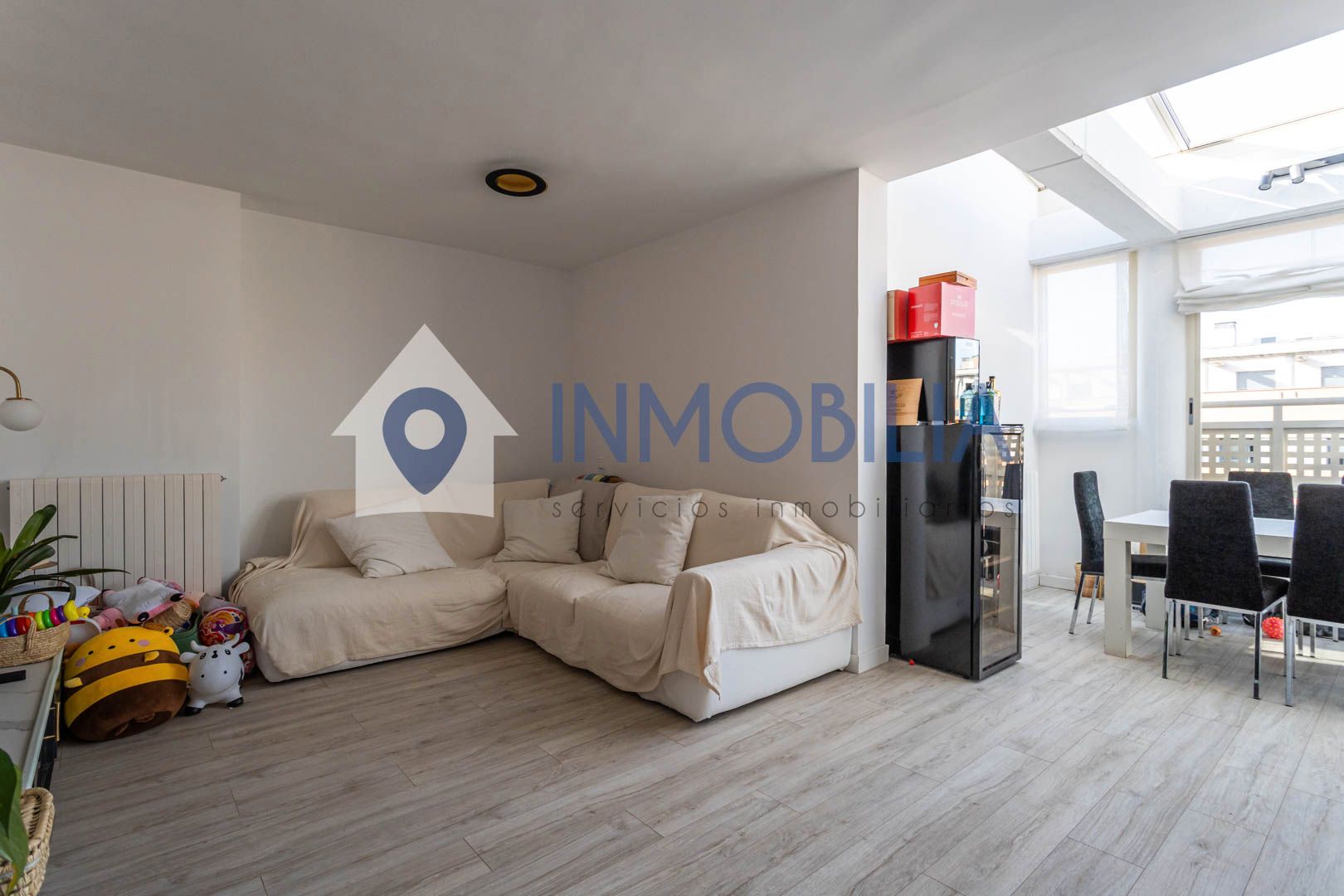 Living room of Attic for sale in  Madrid Capital  with Air Conditioner, Heating and Terrace