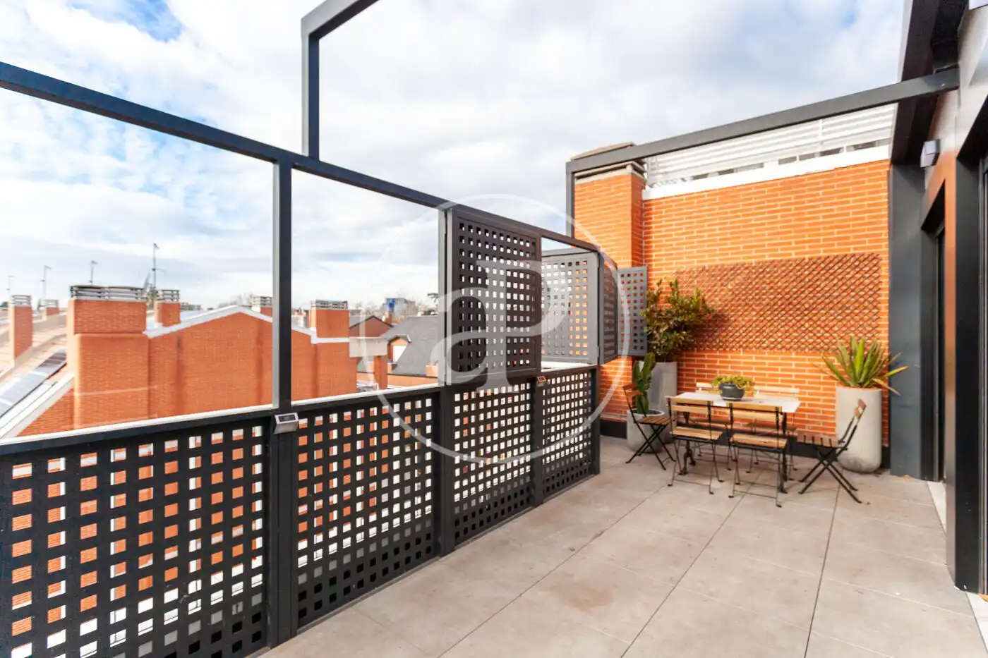 Terrasse von Dachboden zur Miete in Madrid mit Klimaanlage, Heizung und Terrasse