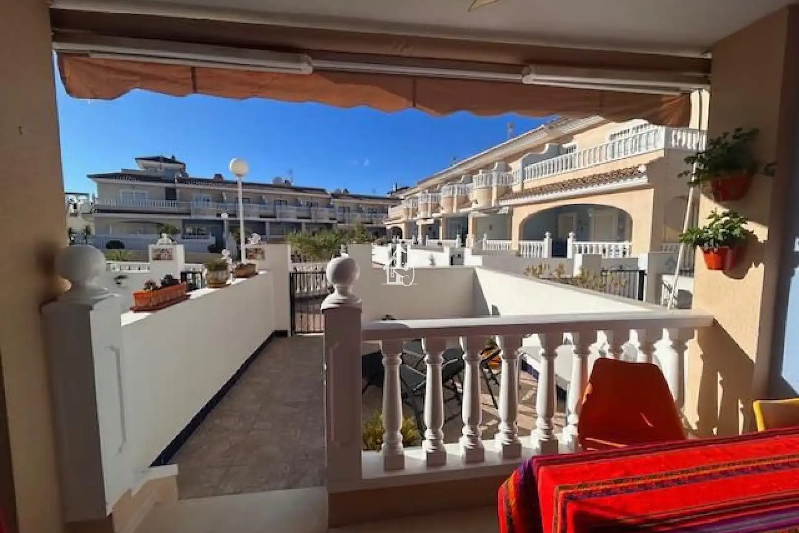 Terraza de Apartamento de alquiler en Rojales con Aire acondicionado, Terraza y Piscina