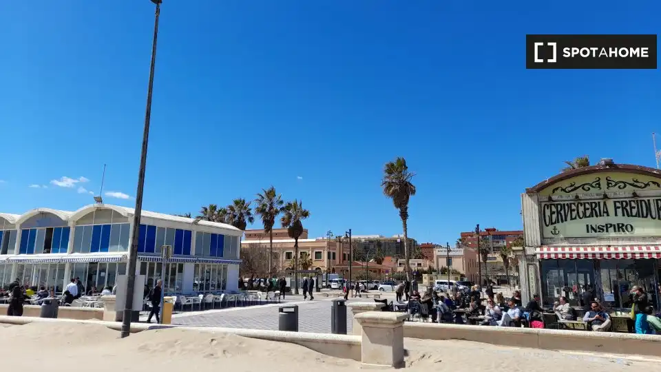 Vista exterior de Pis de lloguer en Valencia amb Aire condicionat, Calefacció i Moblat