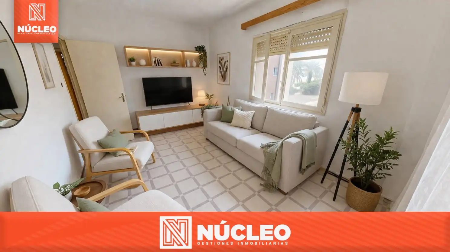 Wohnzimmer von Wohnung zum Verkauf in El Campello mit Möbliert, Ofen und Waschmaschine