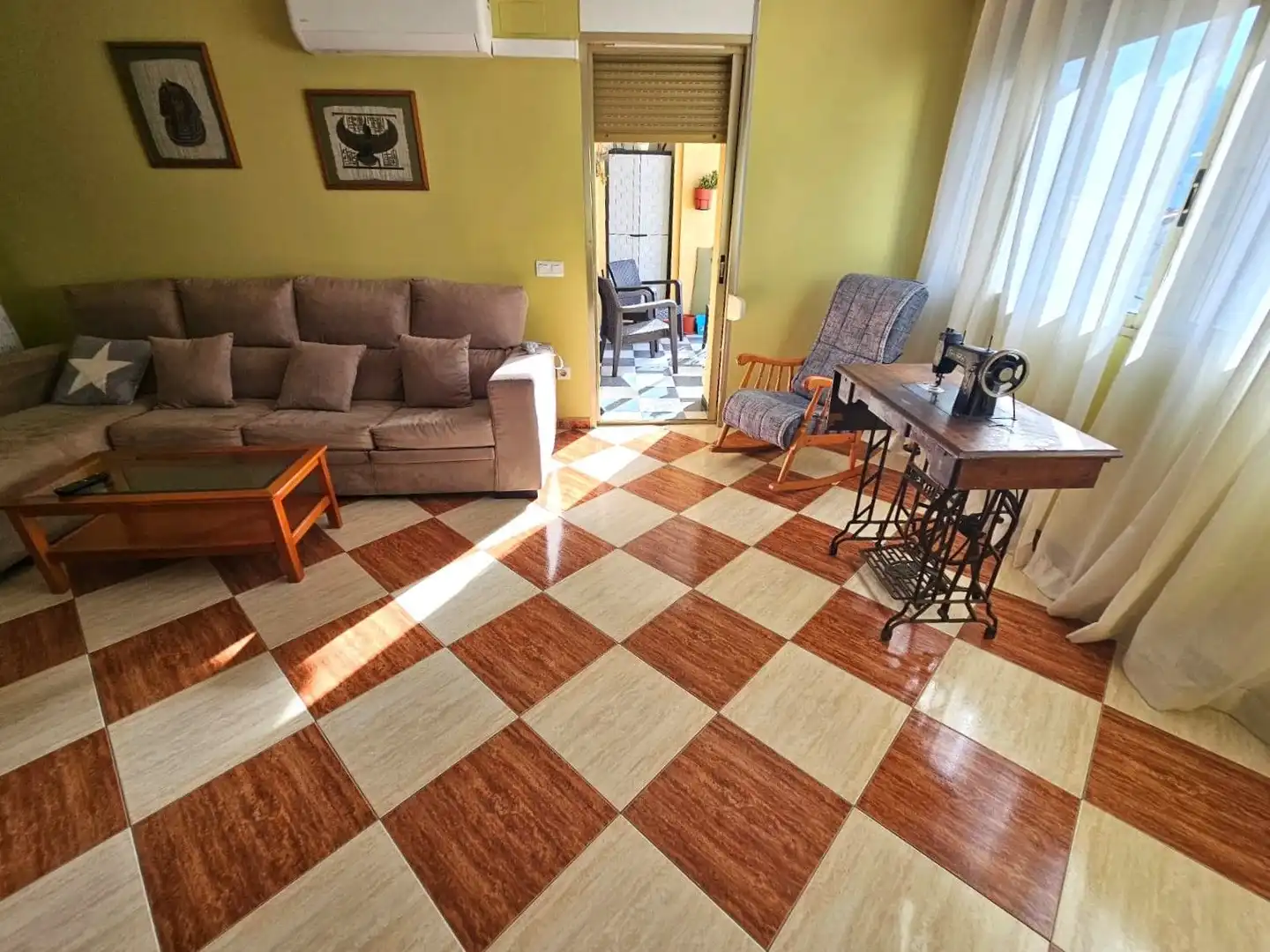 Sala de estar de Piso en venta en Xeresa con Aire acondicionado, Calefacción y Terraza
