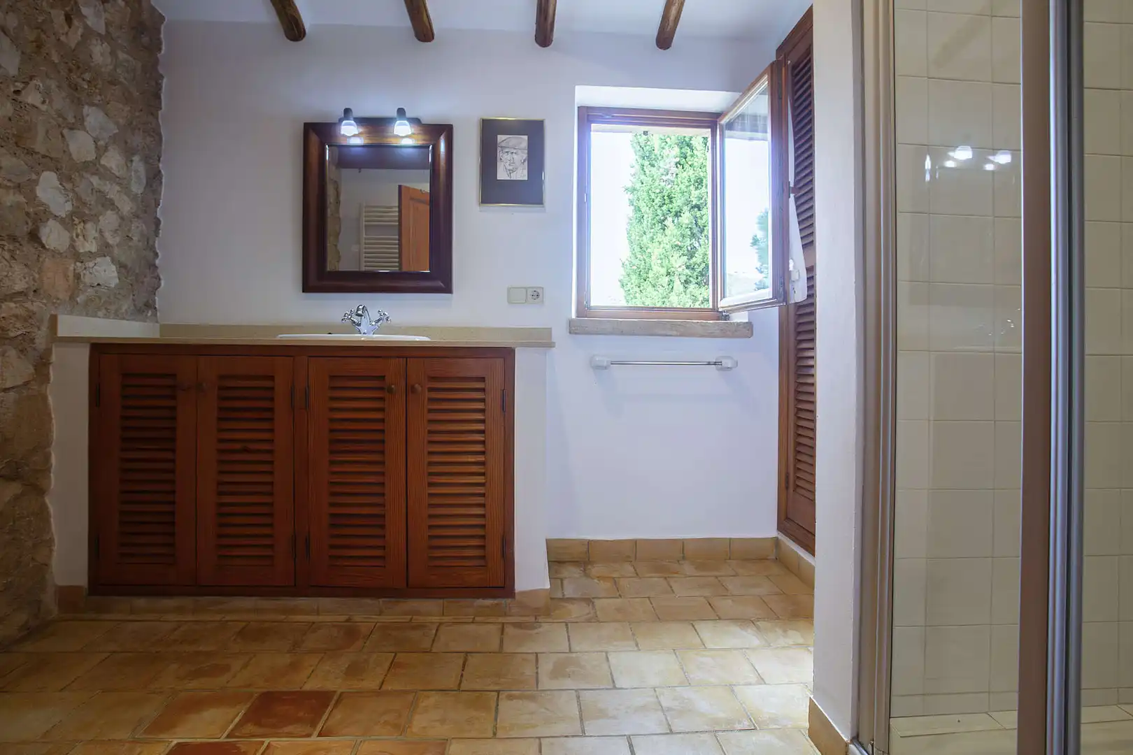 Bany de Finca rústica en venda en Capdepera amb Calefacció i Terrassa