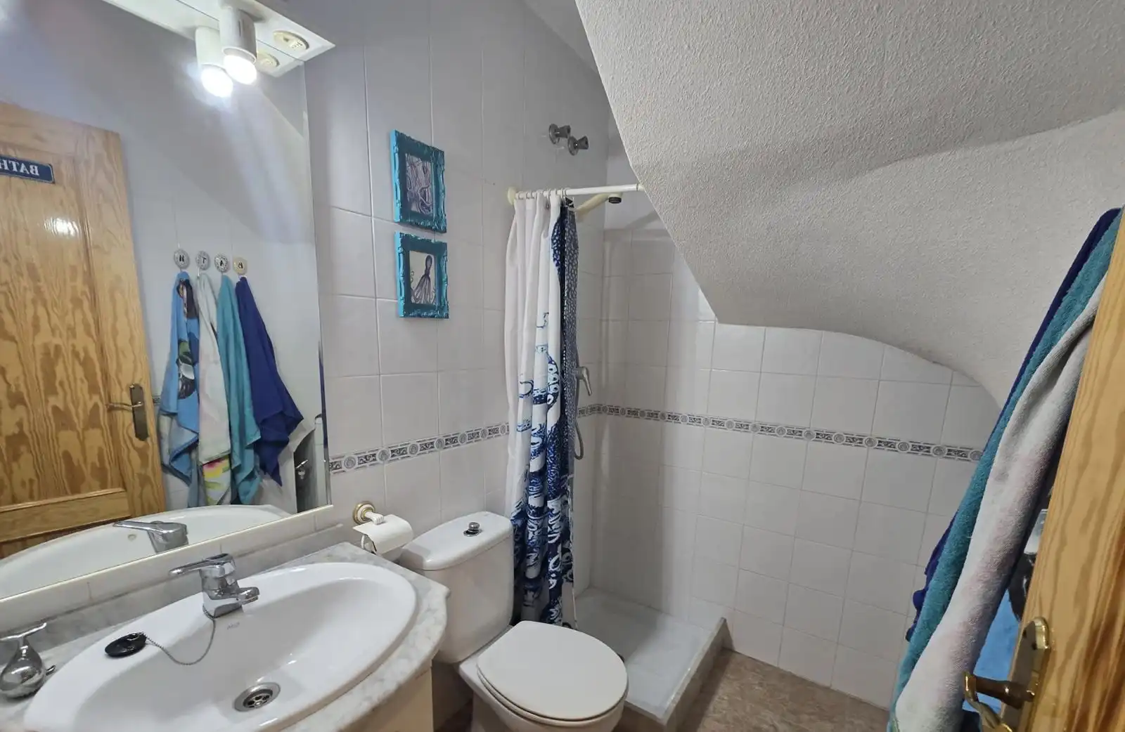Bany de Casa o xalet de lloguer en Santa Pola amb Aire condicionat, Calefacció i Terrassa