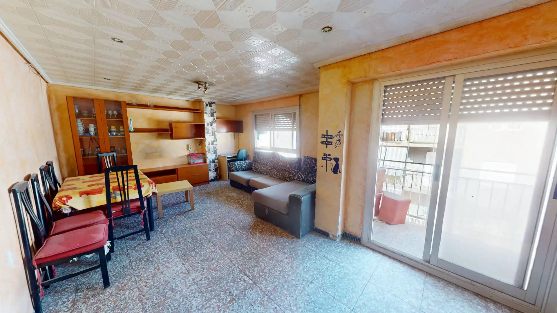 Living room of Flat for sale in Elche / Elx  with Furnished