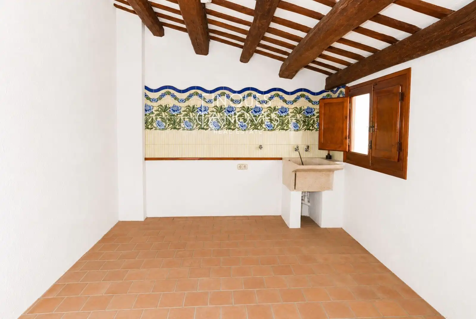 Cocina de Casa o chalet en venta en Santa Coloma de Farners con Aire acondicionado, Calefacción y Trastero