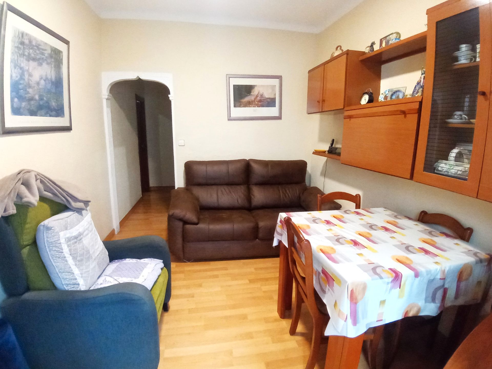Sala d'estar de Pis en venda en Badalona amb Aire condicionat, Balcó i Internet