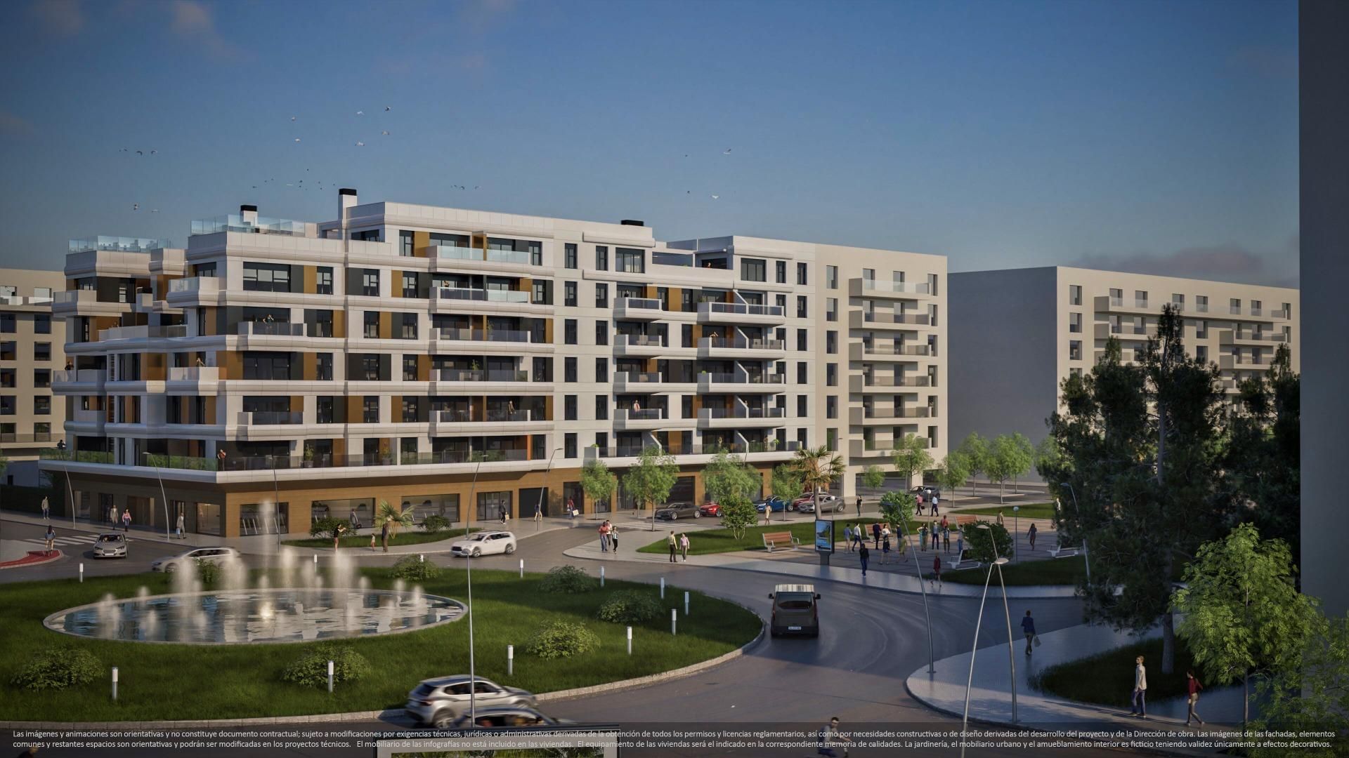 Vista exterior de Apartament en venda en Badajoz Capital amb Aire condicionat, Terrassa i Piscina comunitària