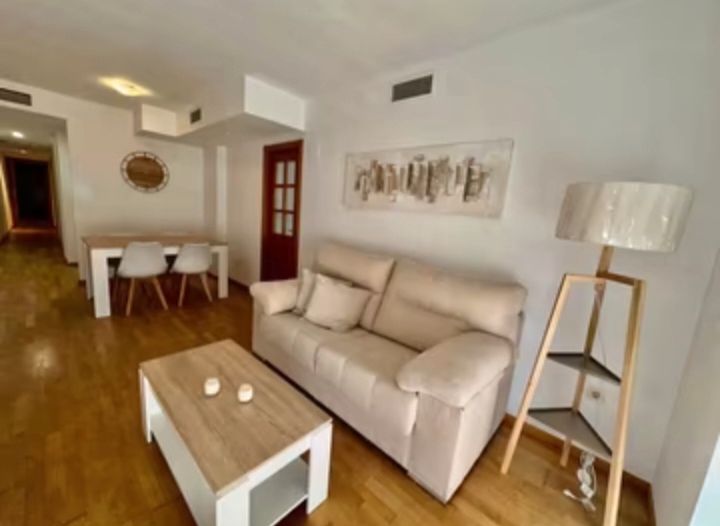Sala de estar de Piso de alquiler en  Valencia Capital con Aire acondicionado, Calefacción y Parquet