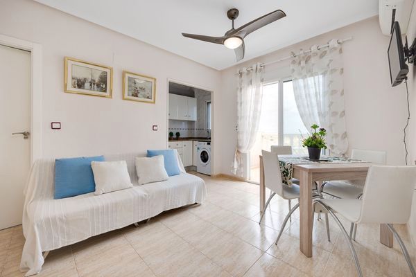 Living room of Attic for sale in Torrevieja  with Air Conditioner, Terrace and Furnished