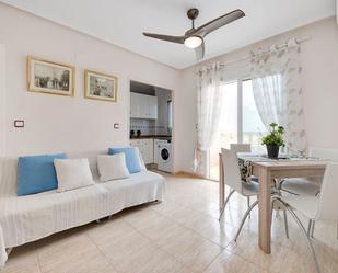 Sala d'estar de Àtic en venda en Torrevieja amb Aire condicionat, Terrassa i Moblat
