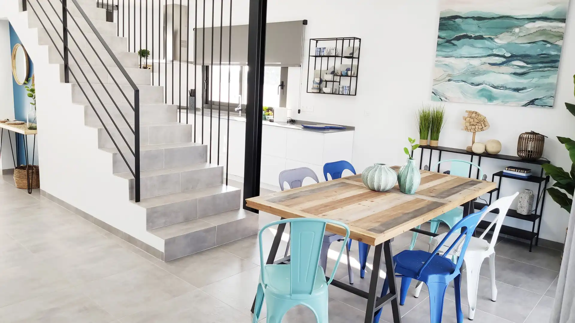 Comedor de Casa adosada en venta en Conil de la Frontera con Aire acondicionado, Terraza y Piscina