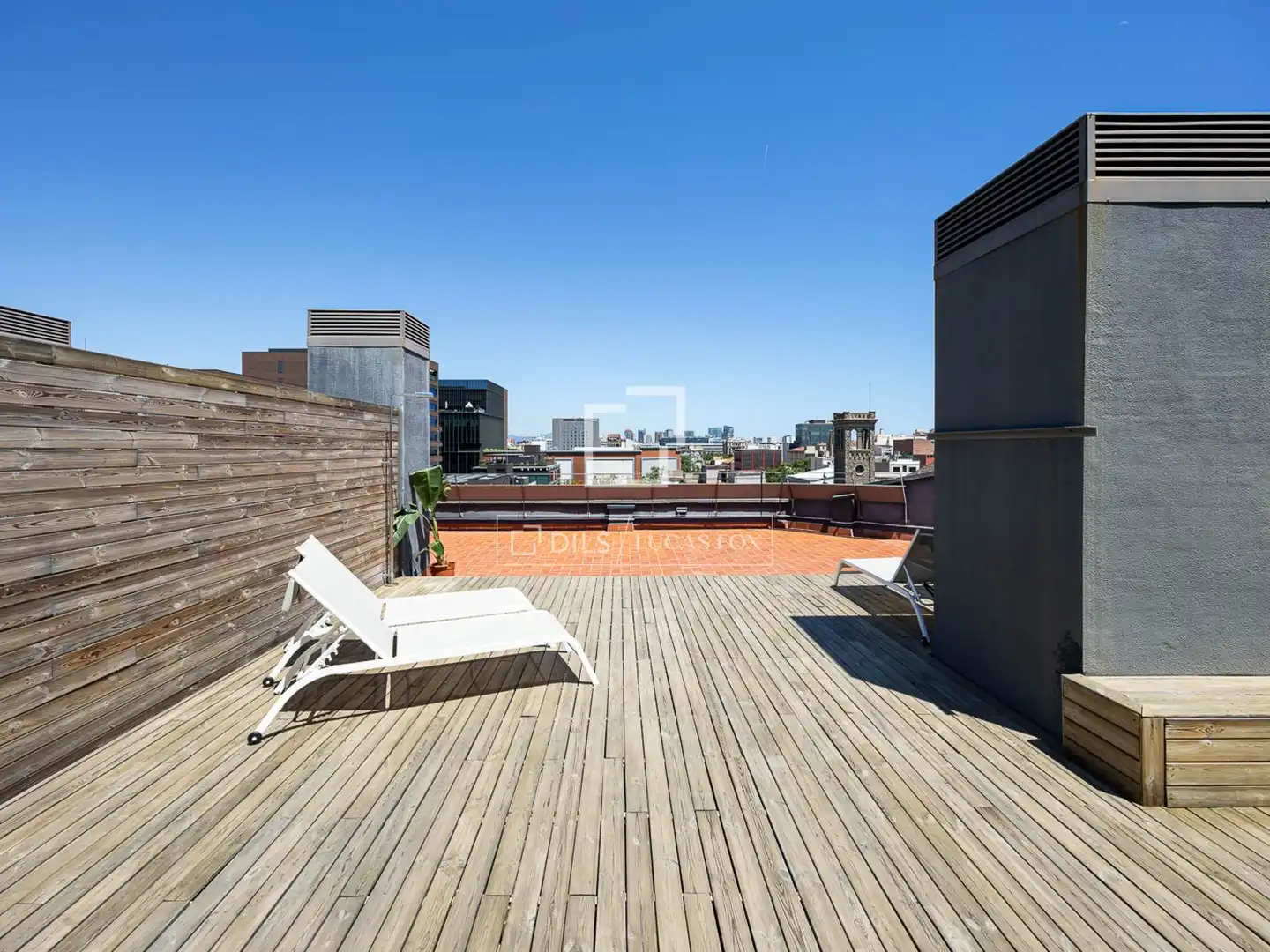 Terrace of Flat for sale in Barcelona  with Air Conditioner, Terrace and Furnished
