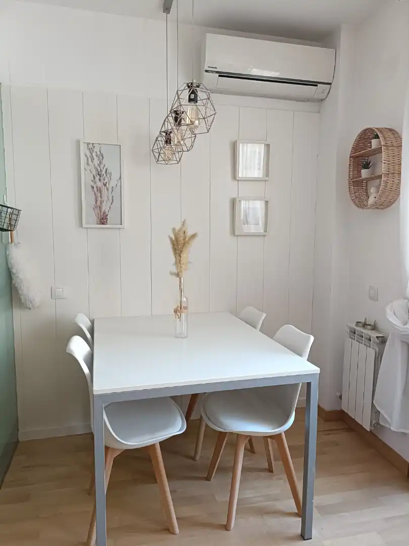 Dining room of Flat for sale in Lleida  with Air Conditioner, Heating and Parquet flooring