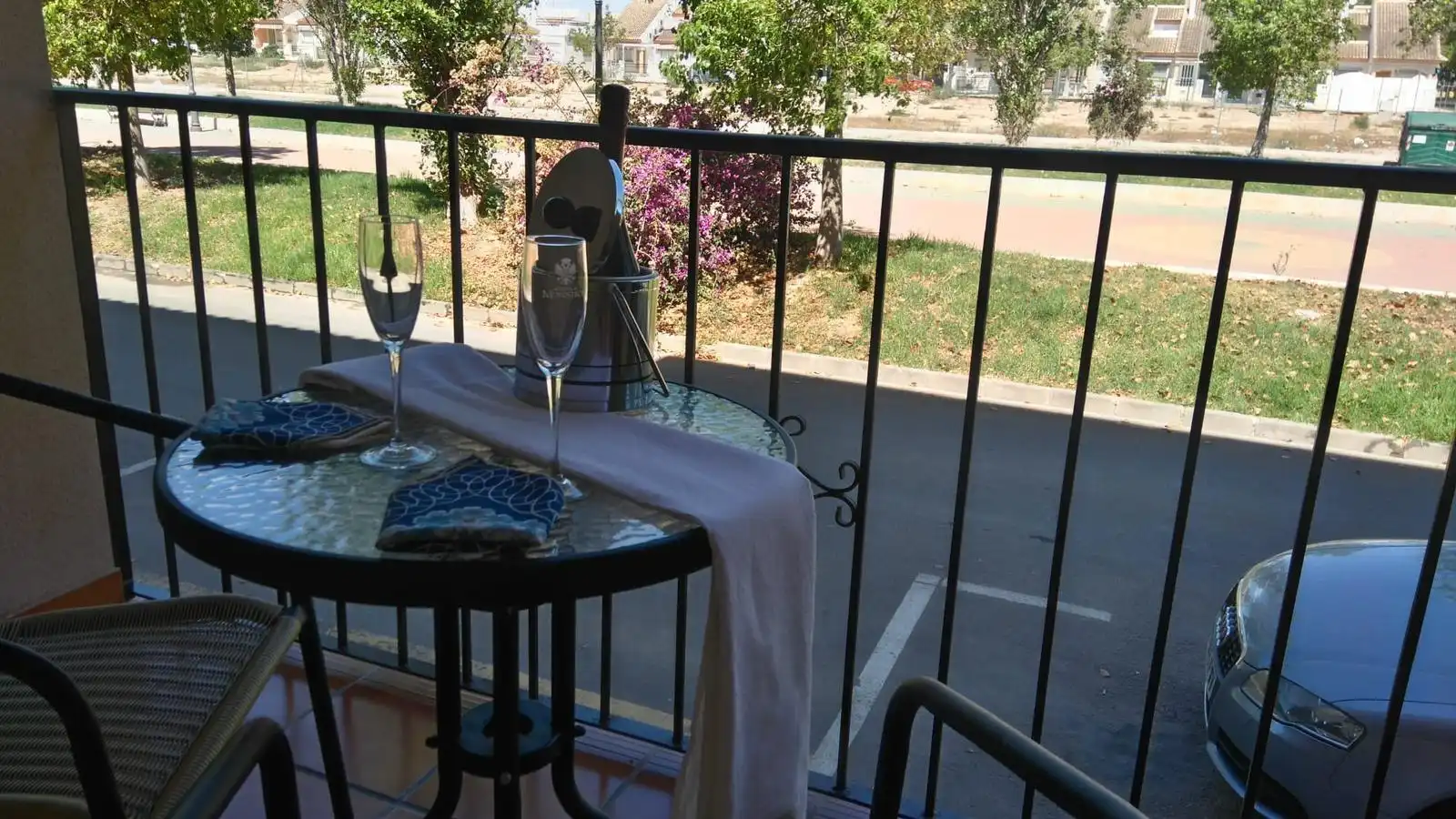 Terraza de Dúplex de alquiler en Los Alcázares con Jardín privado, Terraza y Amueblado