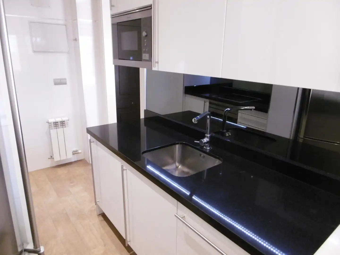 Cocina de Ático de alquiler en Valladolid con Calefacción y Terraza