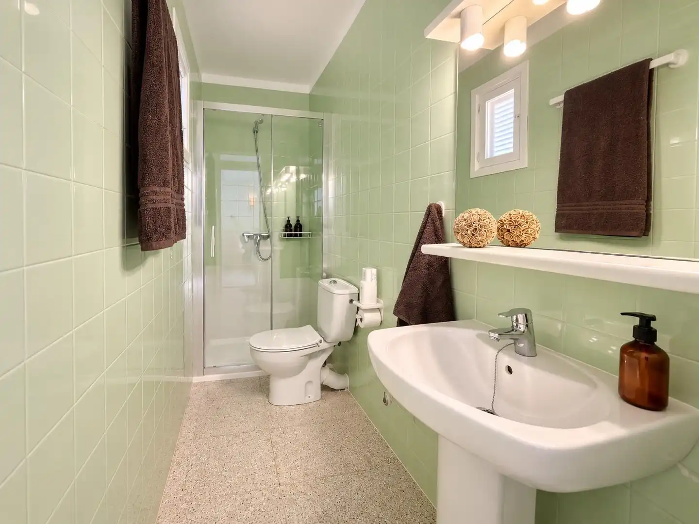Baño de Ático de alquiler en  Palma de Mallorca con Aire acondicionado, Terraza y Amueblado