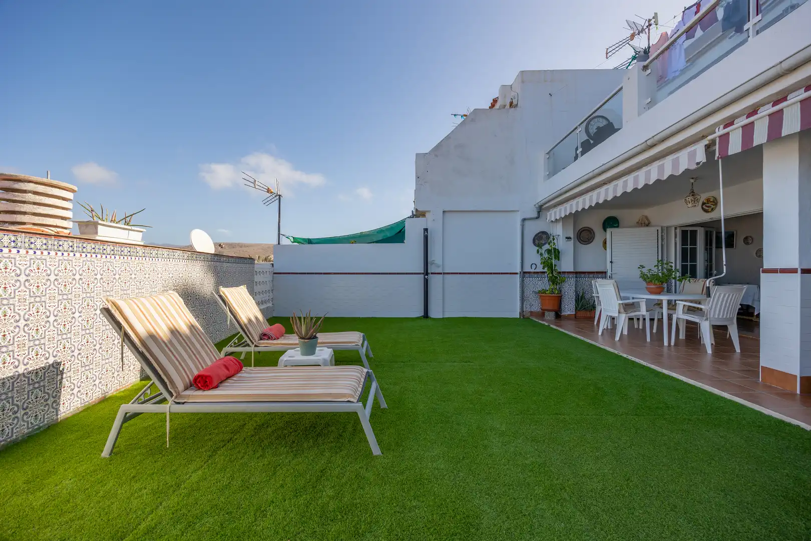 Terrace of Houses for rent in Mogán  with Private garden, Terrace and Swimming Pool