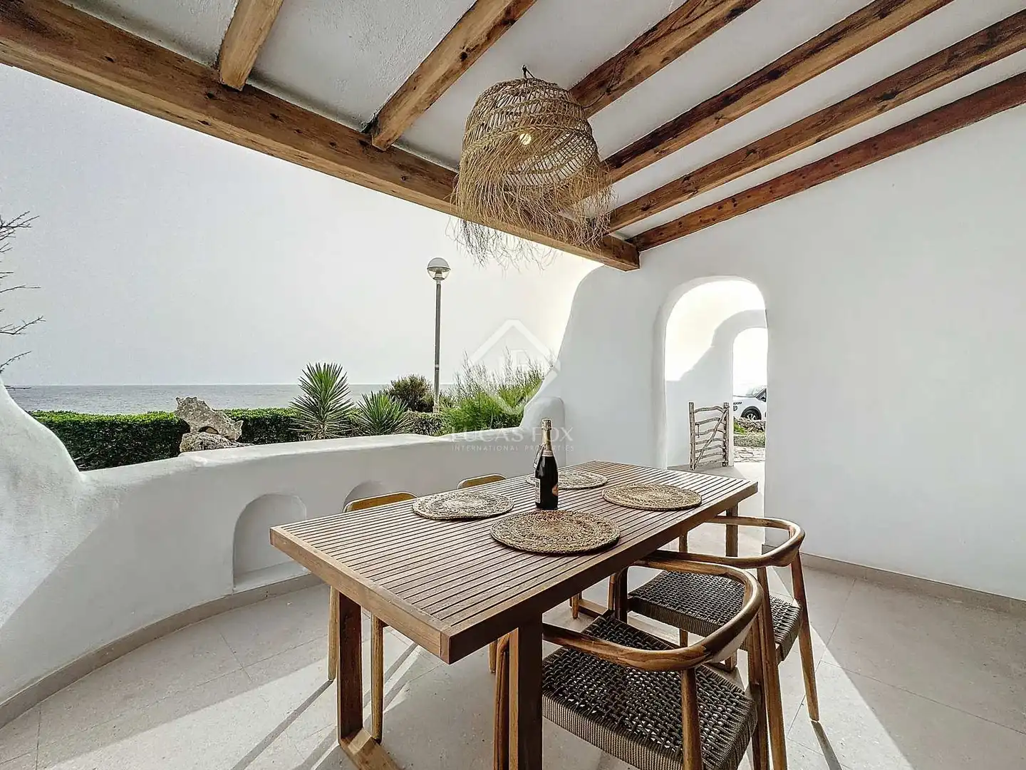 Terrasse von Haus oder Chalet zur Miete in Ciutadella de Menorca mit Klimaanlage, Privatgarten und Terrasse