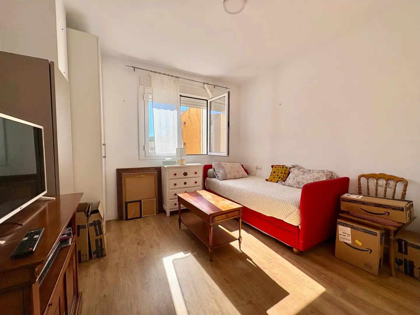 Bedroom of Flat for sale in Málaga  with Air Conditioner, Terrace and Furnished