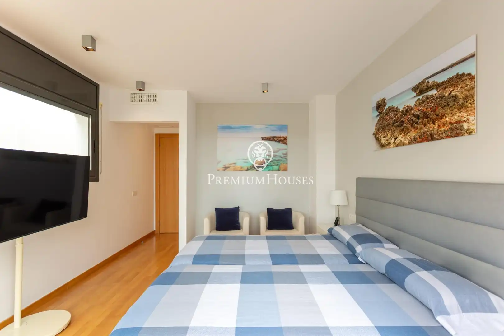 Dormitori de Casa o xalet en venda en Sant Andreu de Llavaneres amb Aire condicionat, Calefacció i Jardí privat