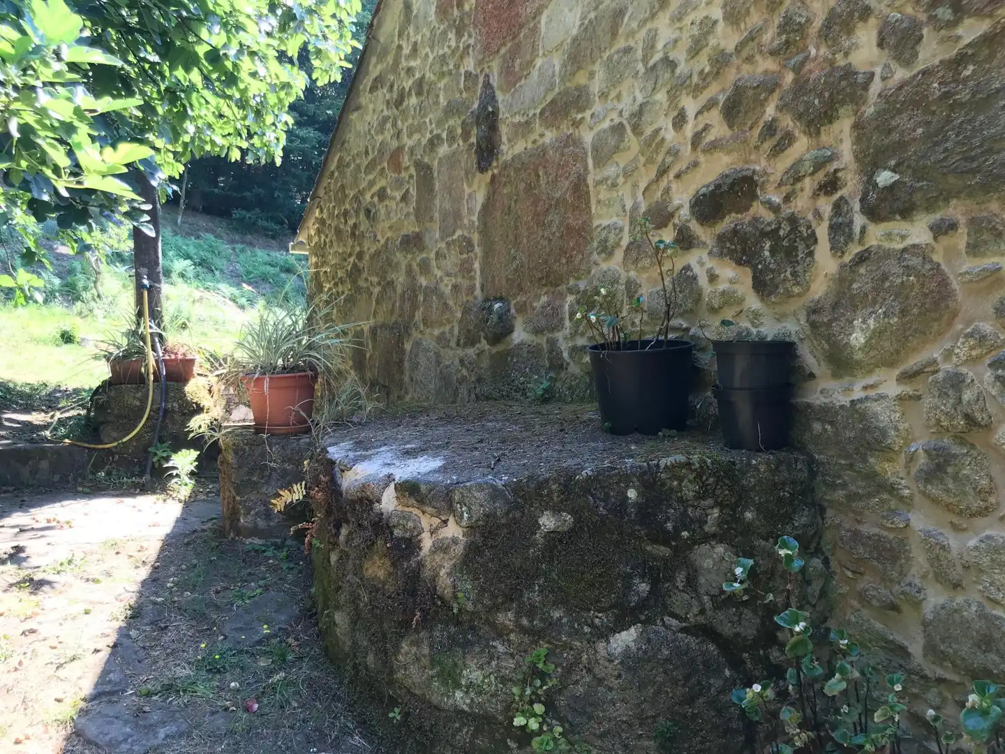 Jardín de Finca rústica en venta en Rois con Calefacción y Piscina