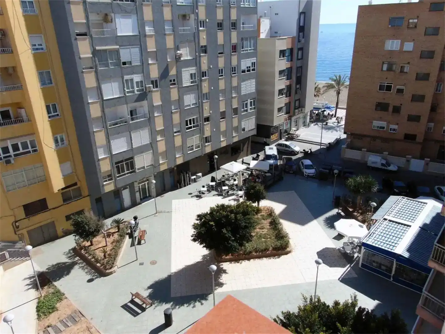 Außenansicht von Dachboden zur Miete in Almería mit Klimaanlage, Möbliert und Balkon