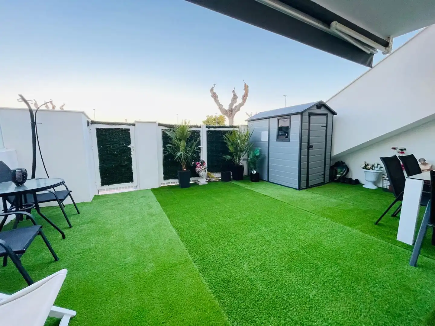 Terraza de Casa o chalet de alquiler en San Pedro del Pinatar con Aire acondicionado, Calefacción y Jardín privado