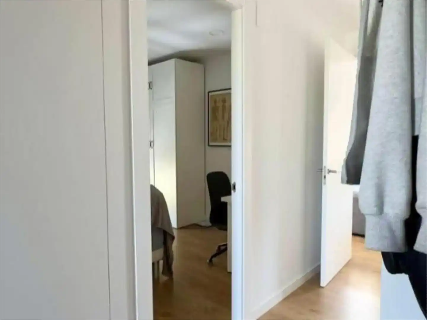 Schlafzimmer von Wohnungen zur Miete in  Barcelona Capital mit Klimaanlage und Schwimmbad