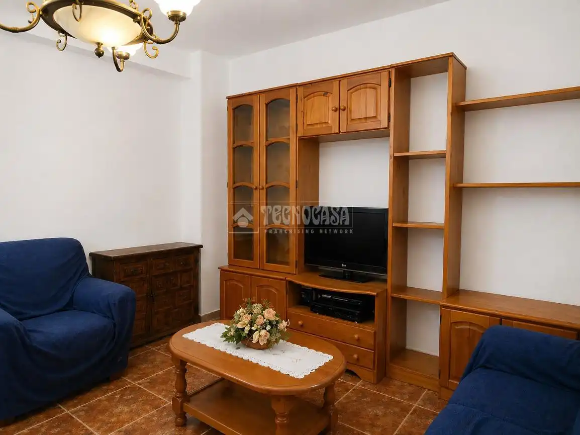 Sala de estar de Casa adosada en venta en Rincón de la Victoria