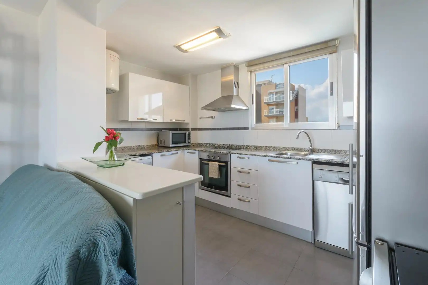 Cocina de Ático en venta en Piles con Aire acondicionado, Calefacción y Jardín privado