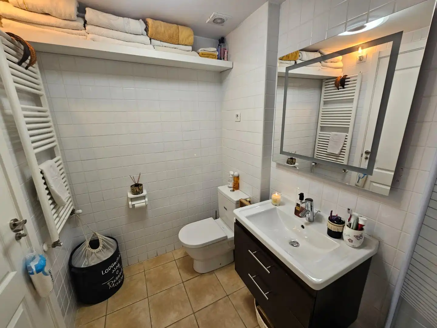 Bany de Casa o xalet en venda en Murcia amb Aire condicionat, Terrassa i Moblat