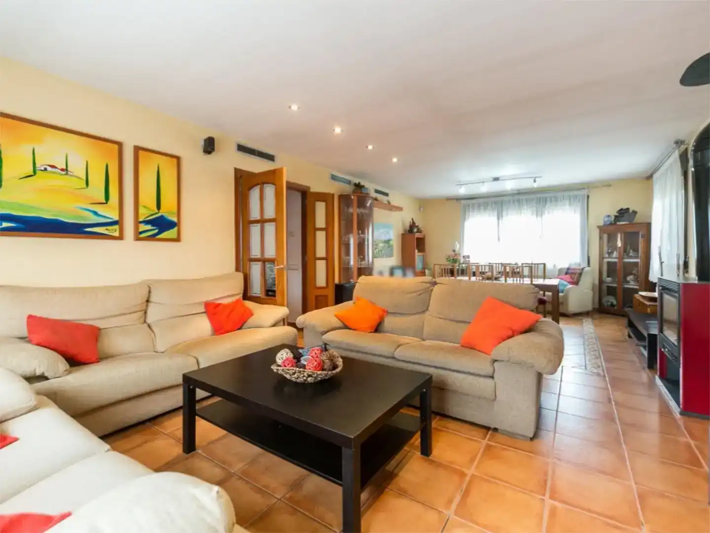 Sala d'estar de Pis en venda en Sant Esteve Sesrovires, Barcelona