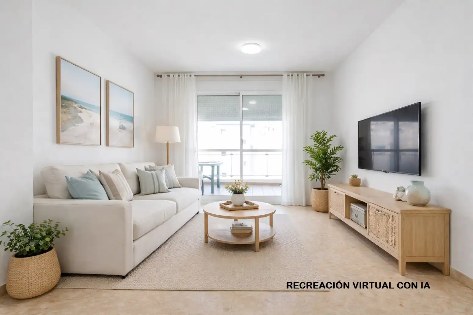 Sala d'estar de Àtic en venda en Gandia amb Aire condicionat, Calefacció i Jardí privat