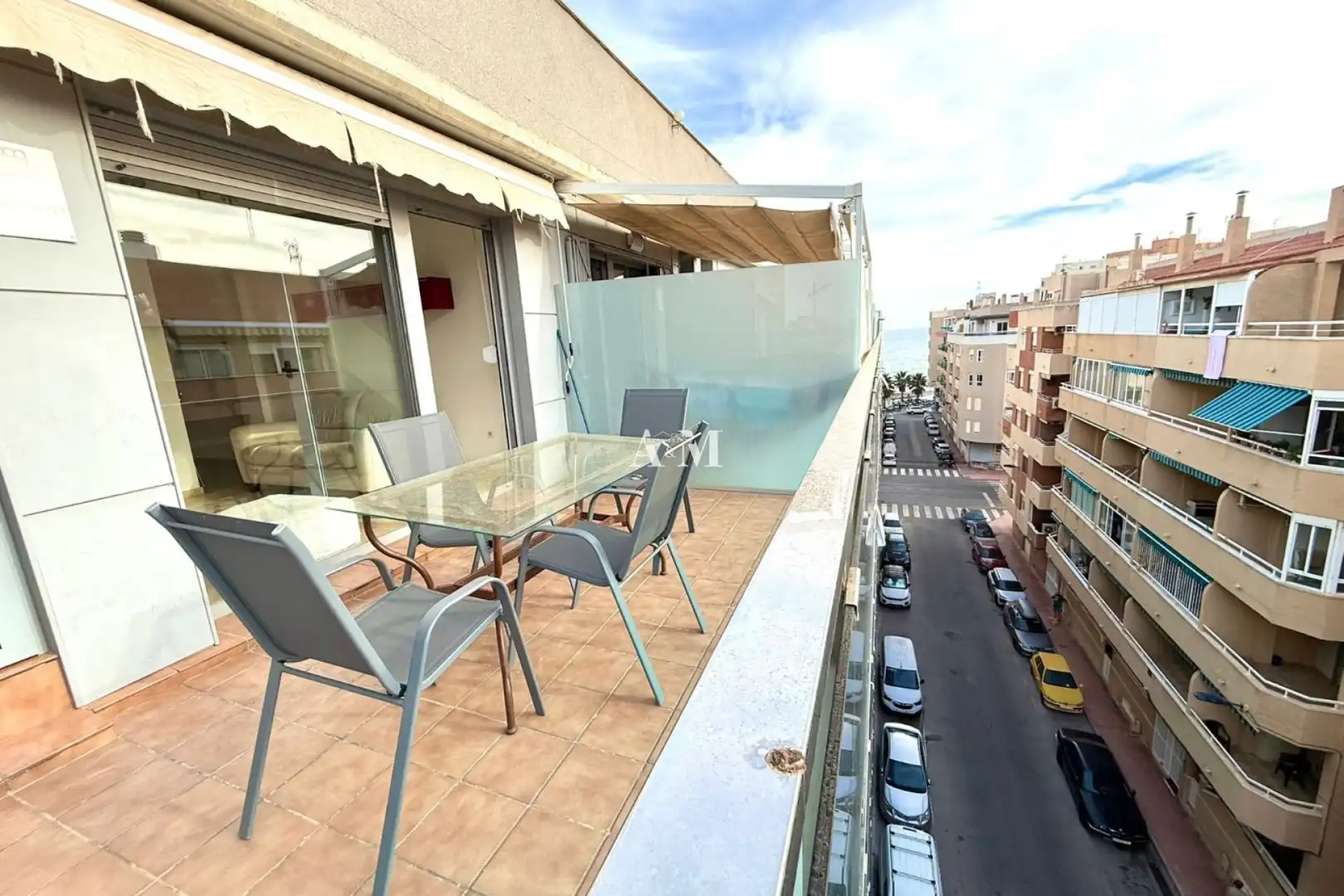 Terrace of Flat for rent in Torrevieja  with Air Conditioner, Heating and Terrace
