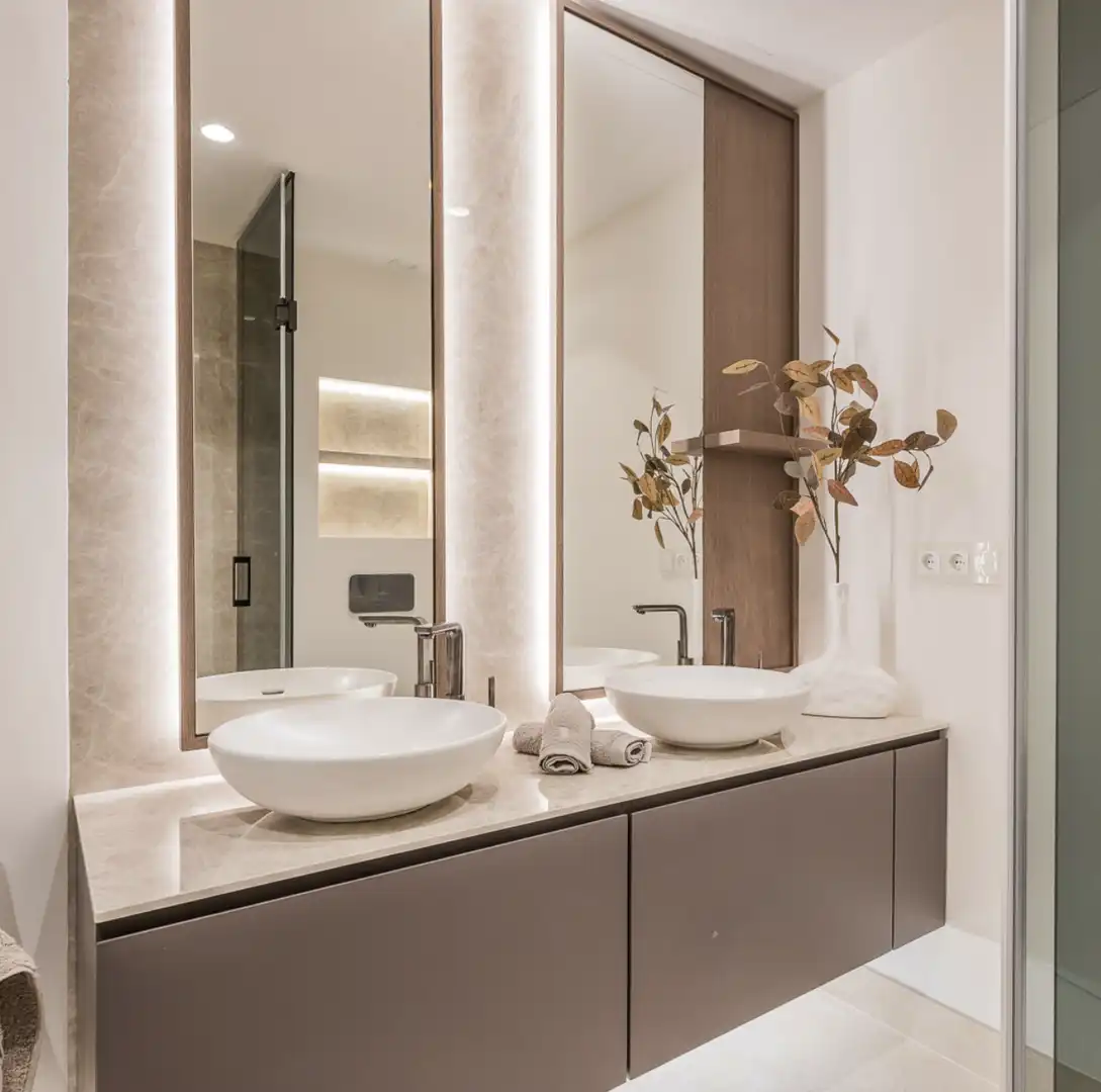Baño de Apartamento en venta en Estepona con Aire acondicionado, Terraza y Piscina
